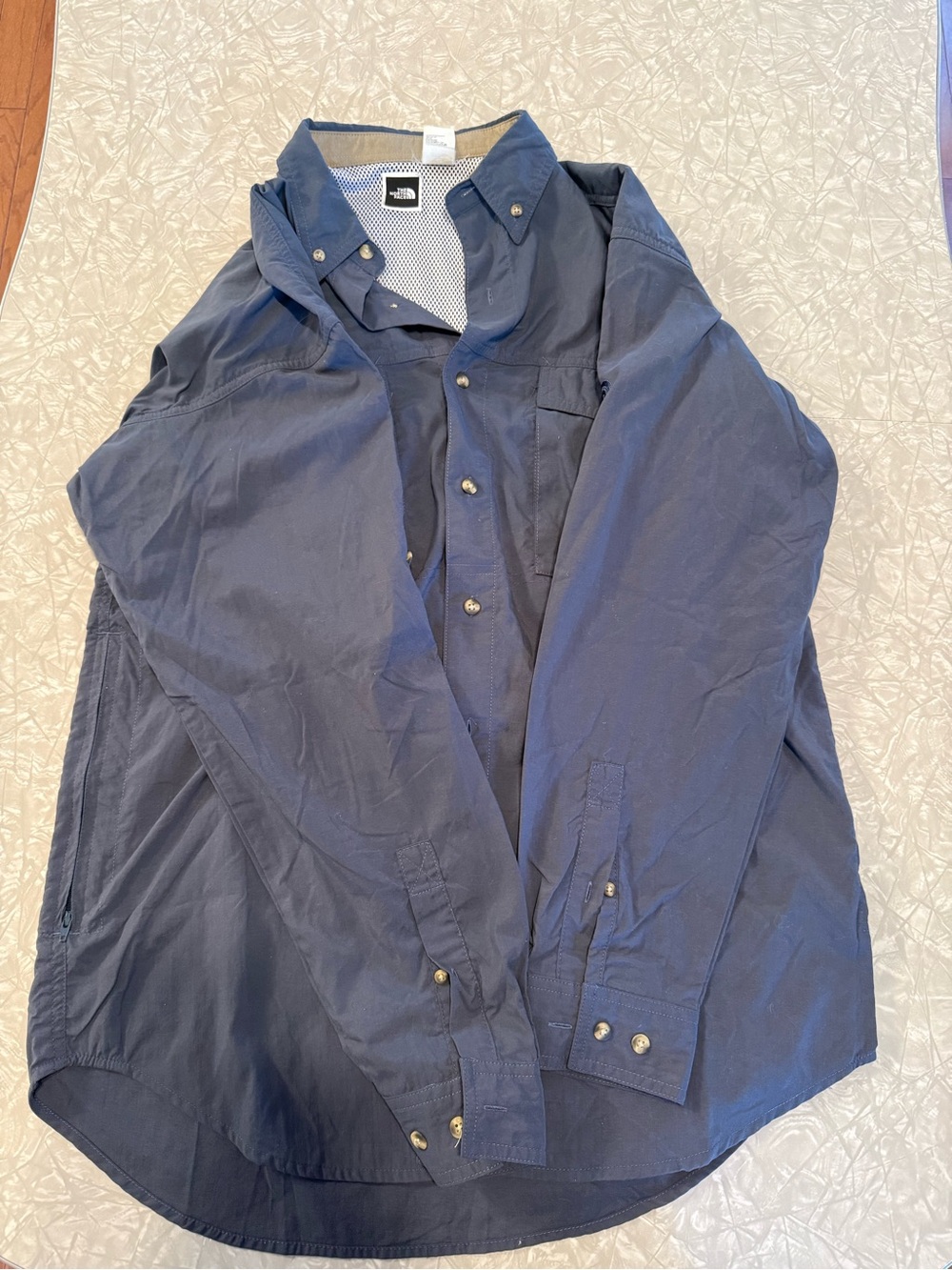 The North Face Men's Navy Lightweight Shirt Jacket - Picture 1 of 4